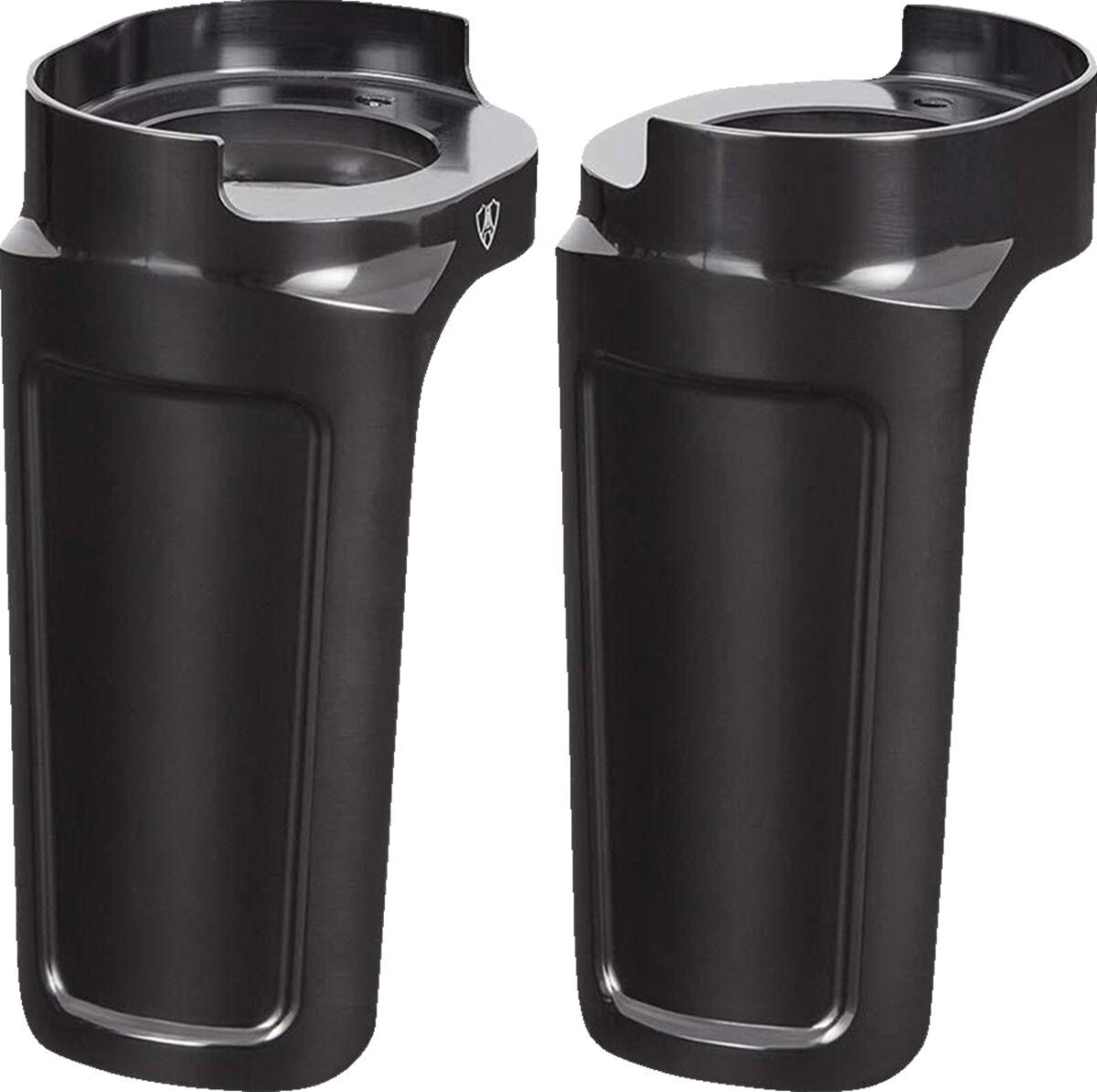 120-000 - Arlen Ness Method Performance Bagger Fork Guards For Harley Davidson FLHR 1690 - Black