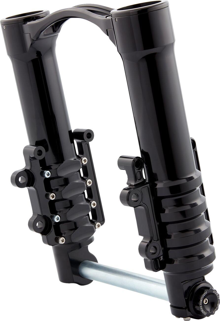 120-023 - Arlen Ness Method No Flex Fork Legs For Harley Davidson FLHX 1923 ABS 2024 - Black