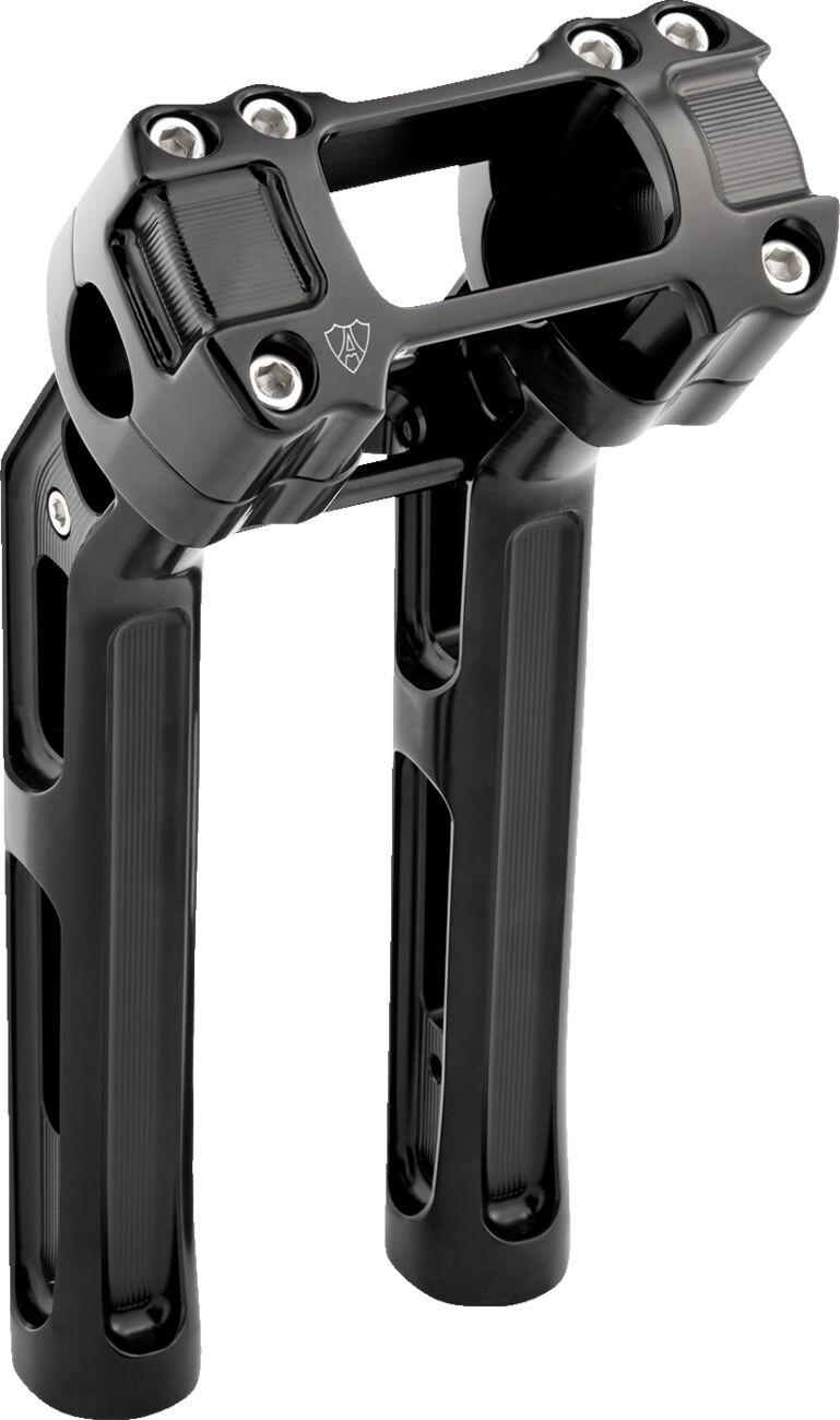 520-053 - Arlen Ness Method Kickback Handlebar Riser For Harley Davidson FXBB 1750 2018-2020 - Black