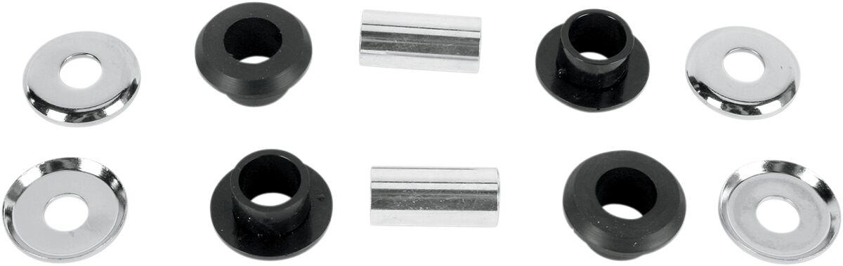 08-029 - Arlen Ness Polyurethane Riser Bushing Kit For Harley Davidson FLHRXS 1868 2024 - Black/Chrome