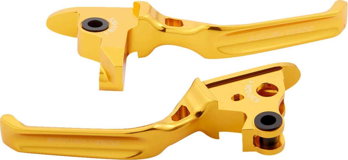 530-030 - Arlen Ness Method Lever Set For Harley Davidson FLHR 1750 Road King 107 2017-2020 - Gold