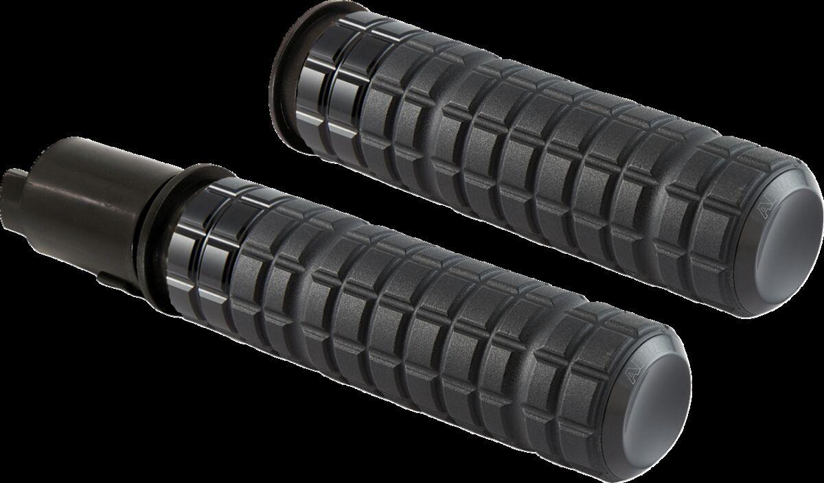 500-062 - Arlen Ness SpeedLiner Grips For Harley Davidson FLHX 1923 2024 - Black