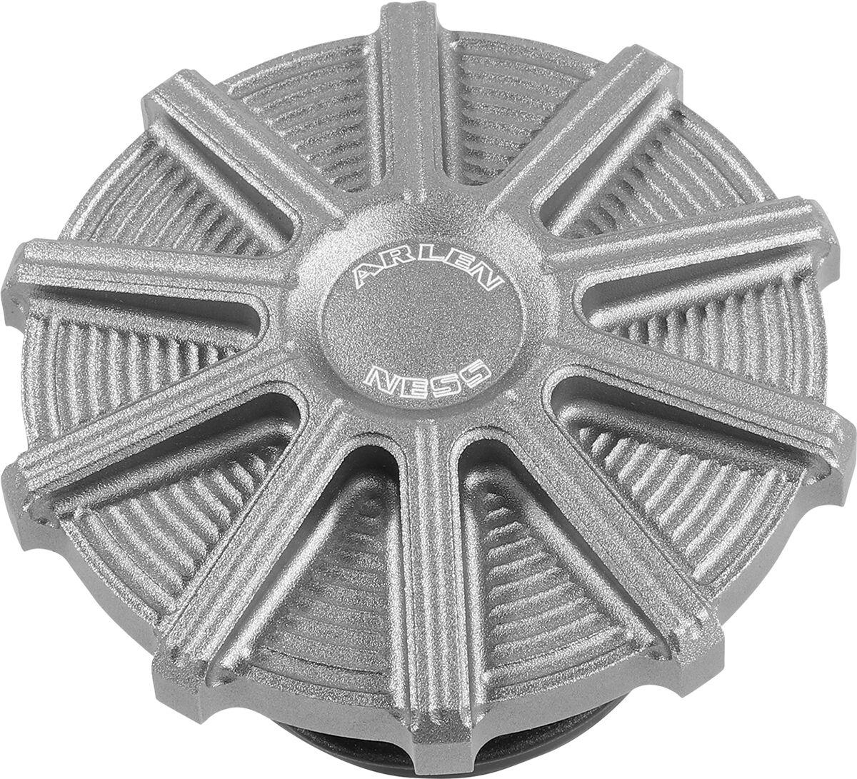 701-007 - Arlen Ness Vented Gas Cap For Harley Davidson FLD 1690 2012-2013 - Titanium