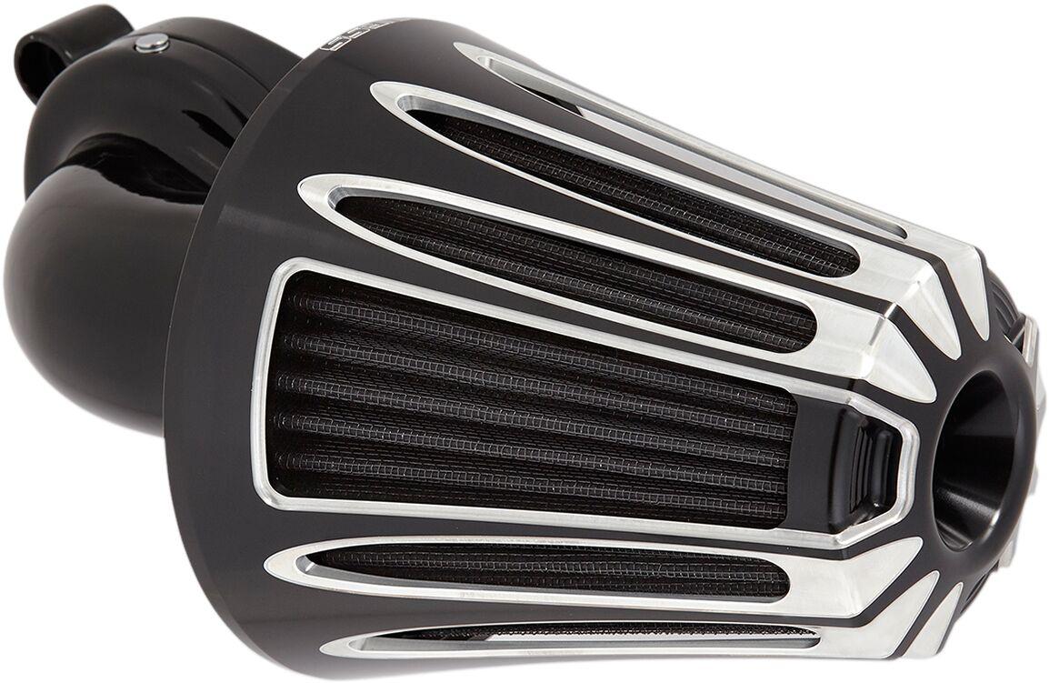 81-004 - Arlen Ness Monster Sucker Air Cleaner Kit For Harley Davidson FLD 1690 2012-2013 - Black
