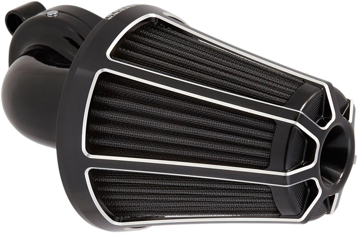 81-003 - Arlen Ness Monster Sucker Air Cleaner Kit For Harley Davidson FLD 1690 2012-2013 - Black