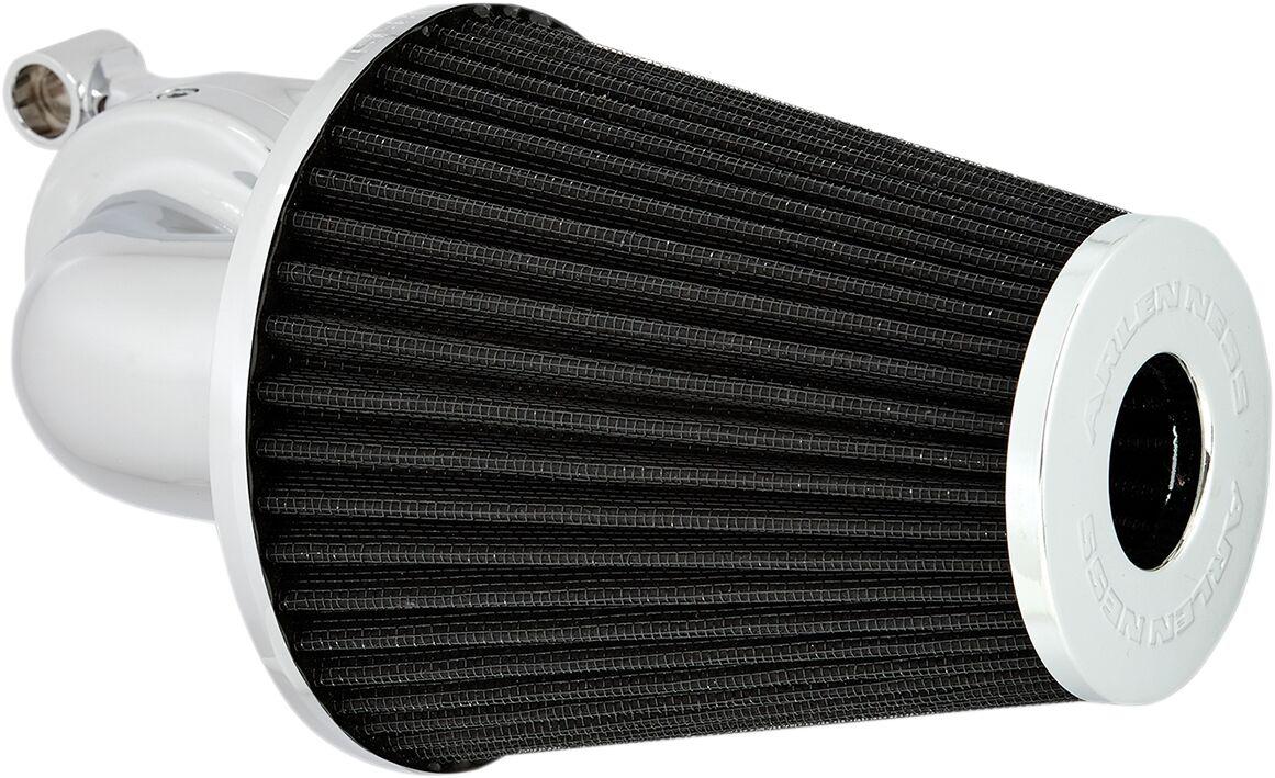 81-011 - Arlen Ness Monster Sucker Air Cleaner Kit For Harley Davidson XL 1200 C 1996-2020 - Chrome