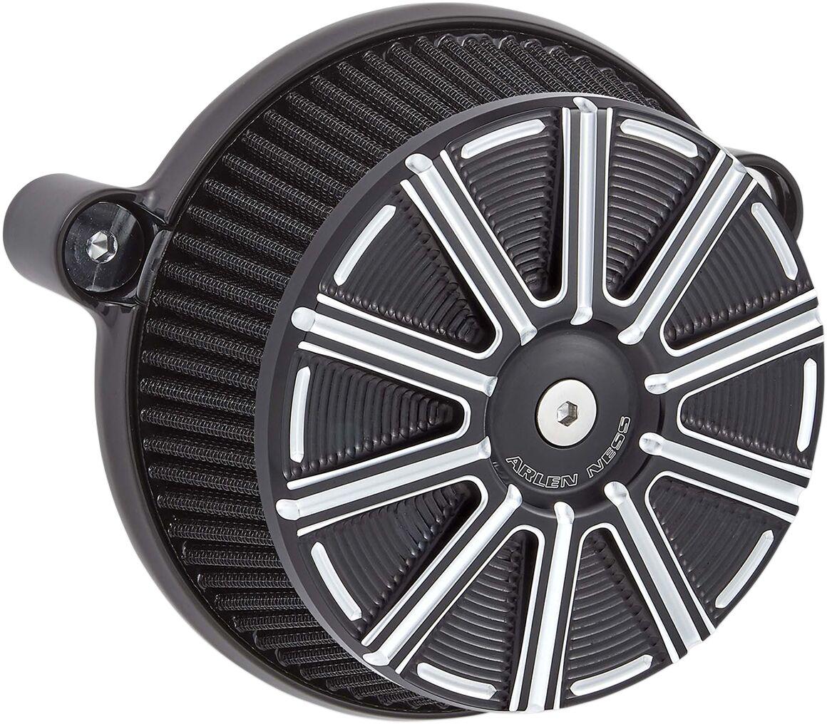 18-315 - Arlen Ness Big Sucker Stage 1 Air Filter Kit For Harley Davidson FLDE 1750 2018-2020 - Black/Chrome