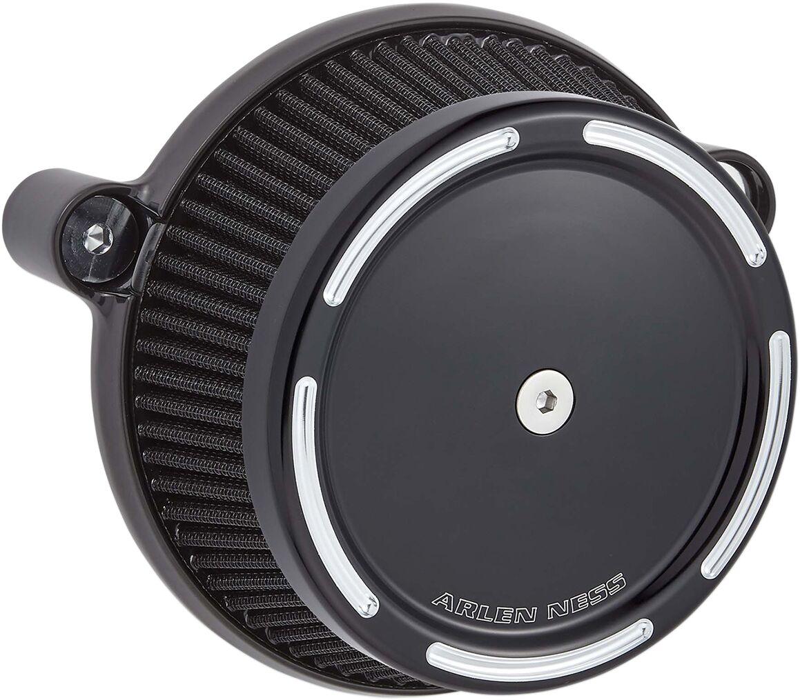 18-308 - Arlen Ness Big Sucker Stage 1 Air Filter Kit For Harley Davidson FLDE 1750 2018-2020 - Black/Chrome
