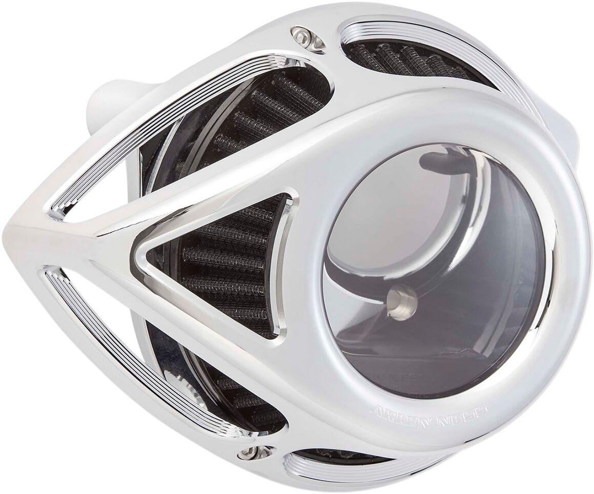 18-976 - Arlen Ness Clear Tear Air Cleaner Kit For Harley Davidson FLHRC 1584 2008-2010 - Chrome