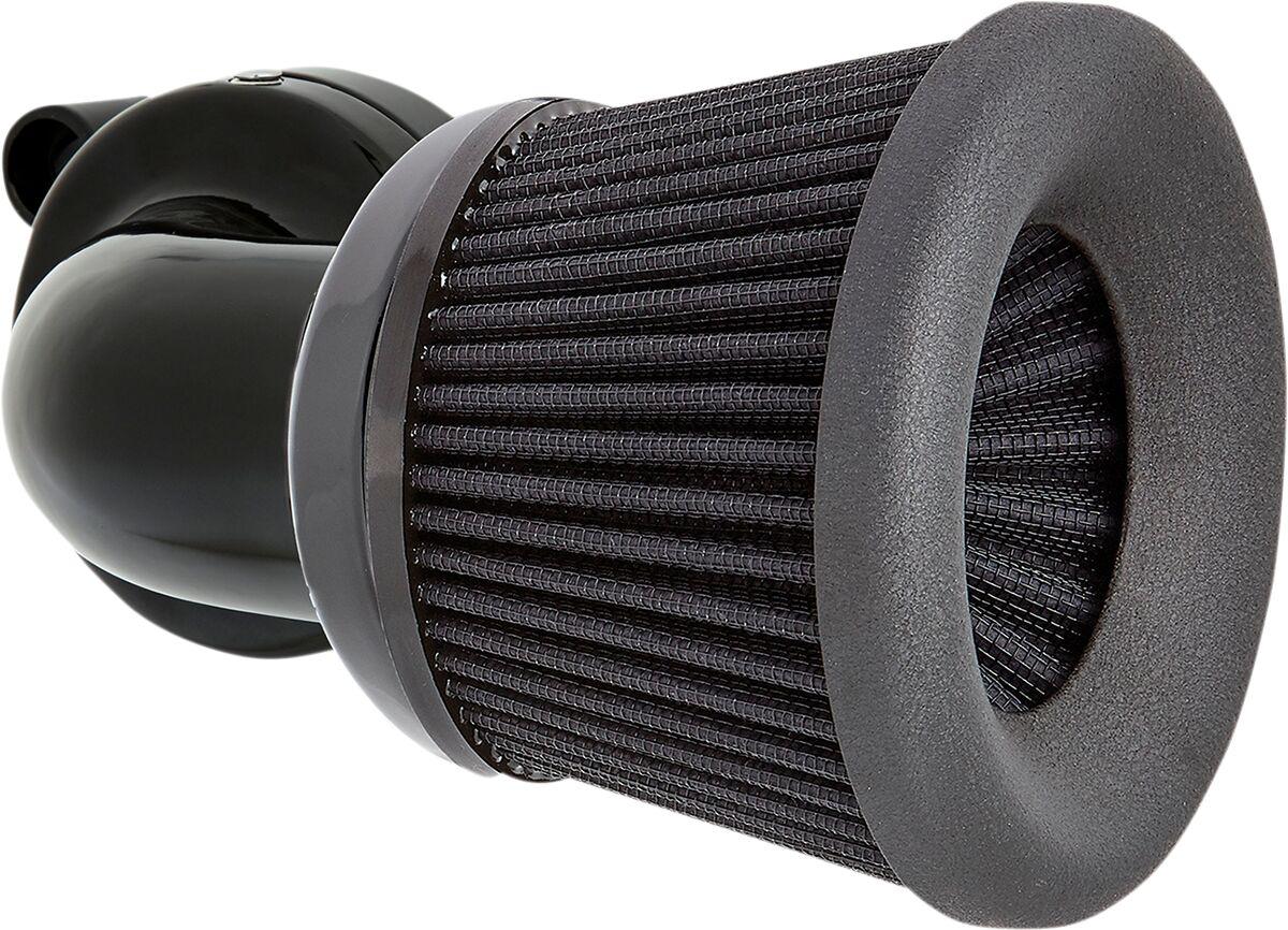 600-030 - Arlen Ness Velocity 90° Air Cleaner Kit For Harley Davidson FLHR 1584 2008 - Black
