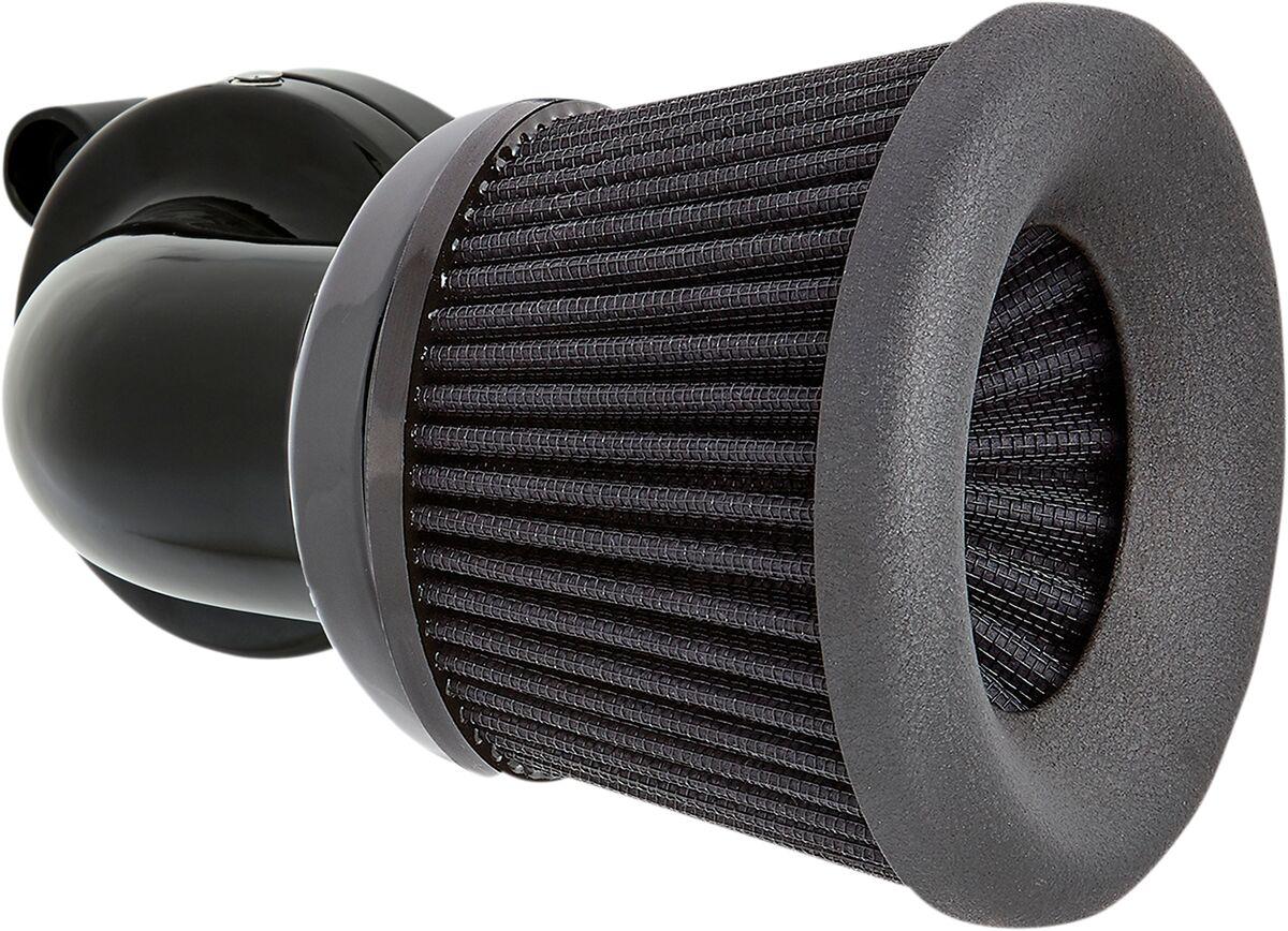 600-034 - Arlen Ness Velocity 90° Air Cleaner Kit For Harley Davidson XL 1200 C 1996-2020 - Black