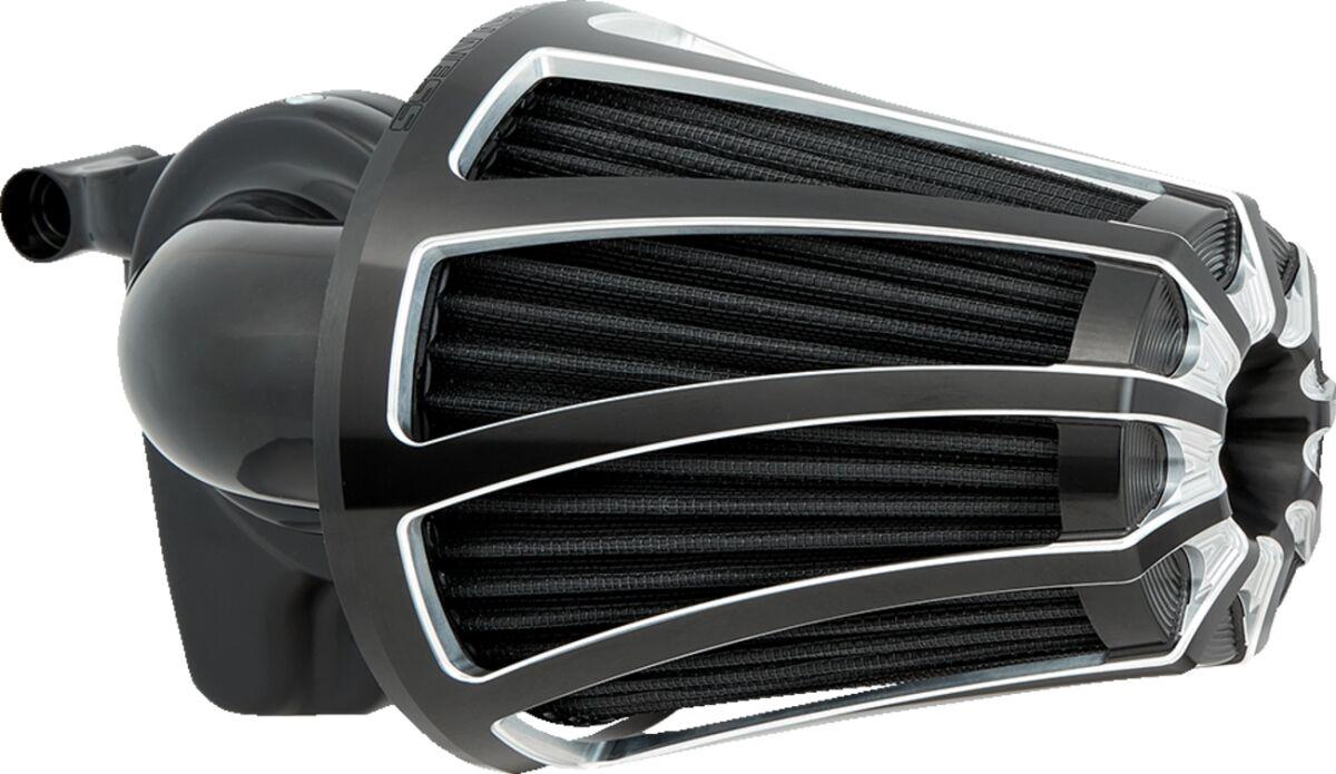 600-070 - Arlen Ness Monster Sucker Air Cleaner For Harley Davidson FLD 1690 2012-2013 - Black