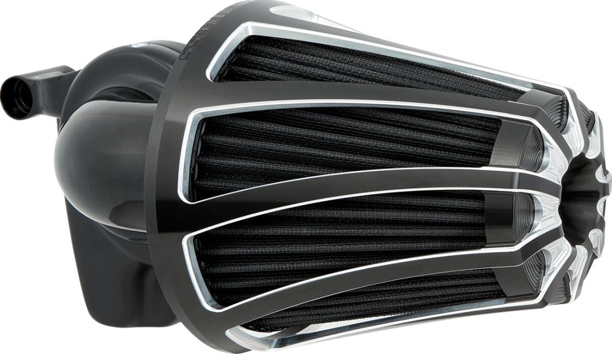 600-069 - Arlen Ness Monster Sucker Air Cleaner For Harley Davidson FLHR 1584 2008 - Black
