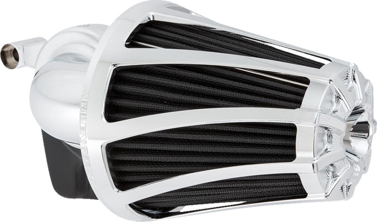 600-076 - Arlen Ness Monster Sucker Air Cleaner For Harley Davidson FLDE 1750 2018-2020 - Chrome