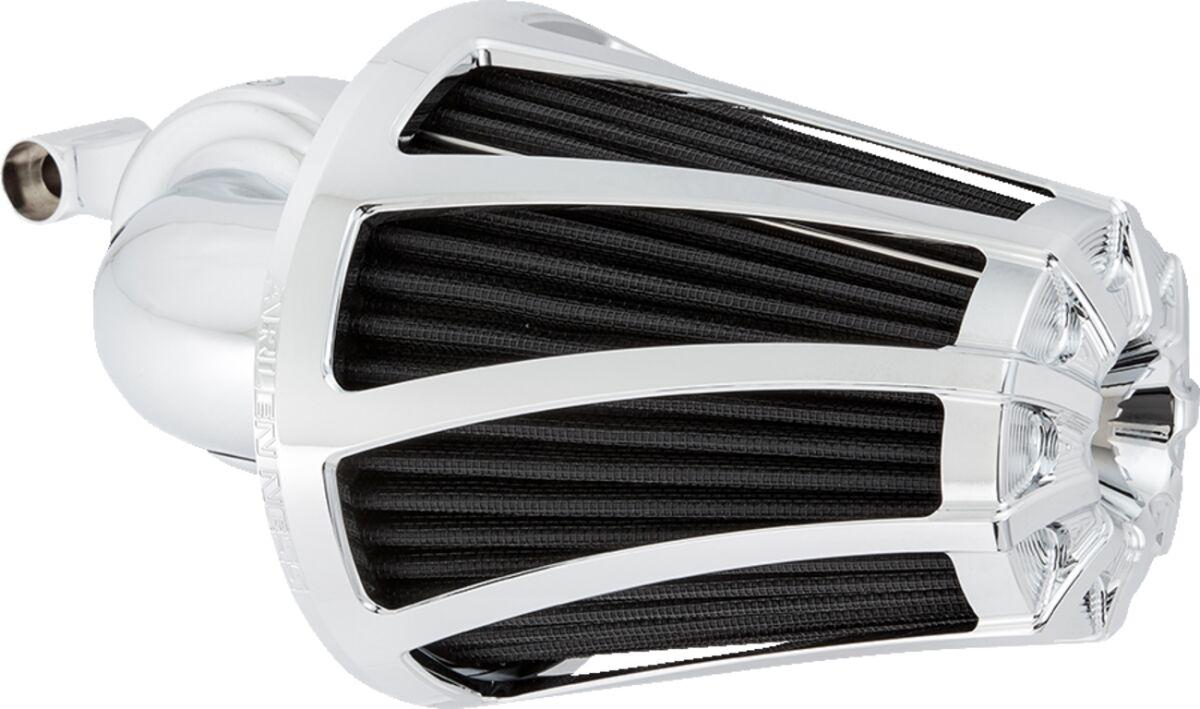 600-078 - Arlen Ness Monster Sucker Air Cleaner For Harley Davidson FLD 1690 2012-2013 - Chrome