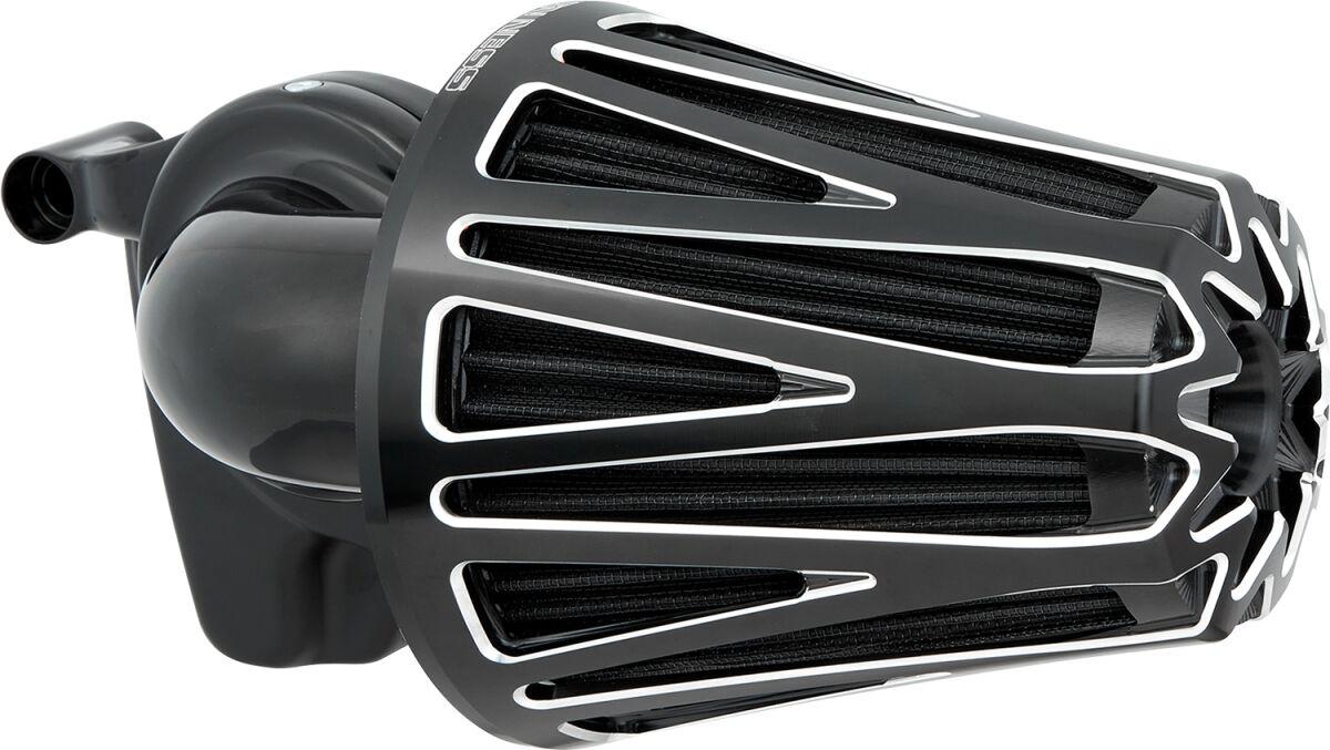 600-083 - Arlen Ness Monster Sucker Air Cleaner For Harley Davidson XL 1200 C 1996-2020 - Black