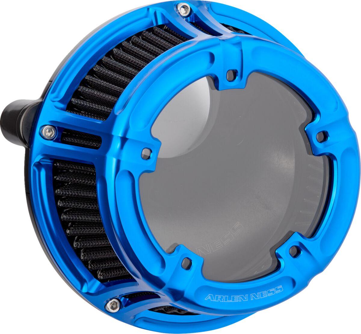 600-239 - Arlen Ness Method Clear Series Air Cleaner For Harley Davidson FLHX 1923 2024-2026 - Blue