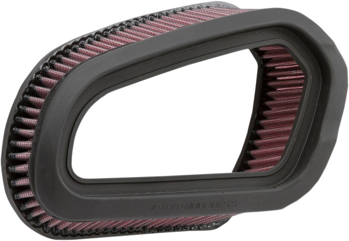 18-088 - Arlen Ness Replacement Big Sucker Stage 1 Air Filter For Harley Davidson FLDE 1750 2020 - Black/Red