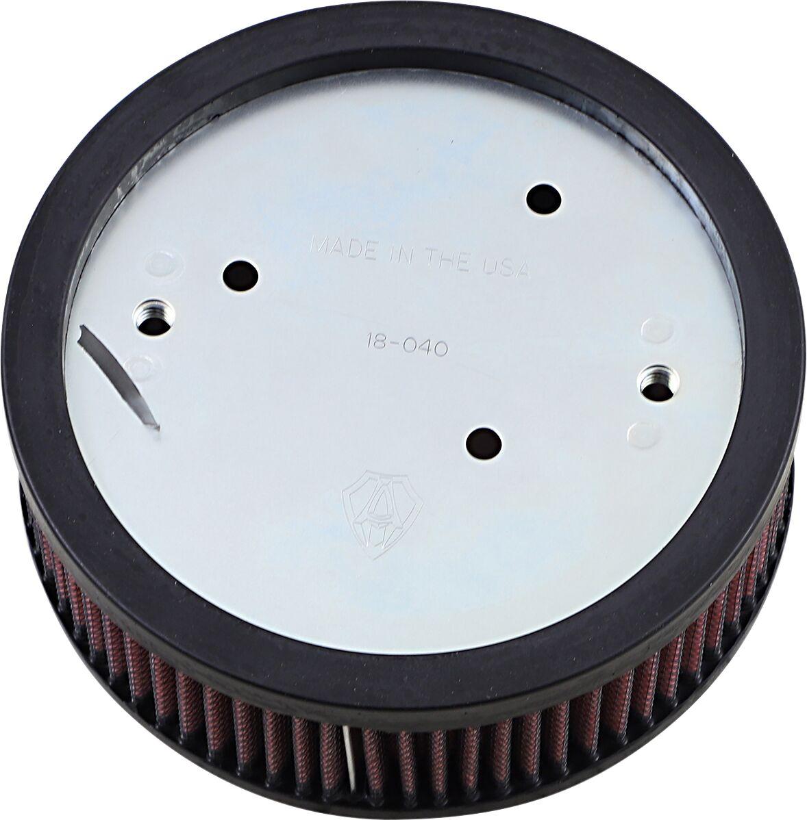 Arlen Ness Black/Red 18-040 - Replacement Big Sucker Stage 1 Air Filter For Harley Davidson Xl 1200 C 1996-2020