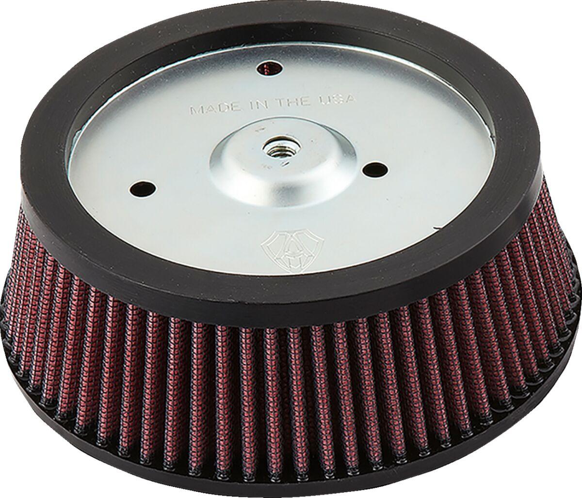 18-082 - Arlen Ness Replacement Big Sucker Stage 1 Air Filter For Harley Davidson FLHTCU 1690 2014-2016 - Black/Red