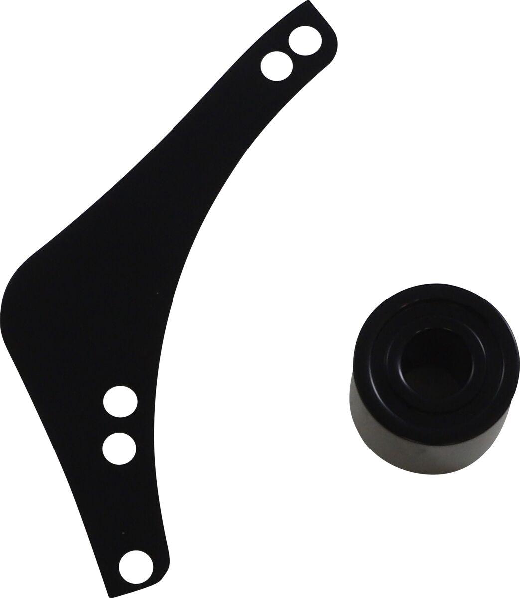 600-052 - Arlen Ness Replacement Breather Bolt Cover Plate For Harley Davidson FLDE 1750 2018-2020 - Black