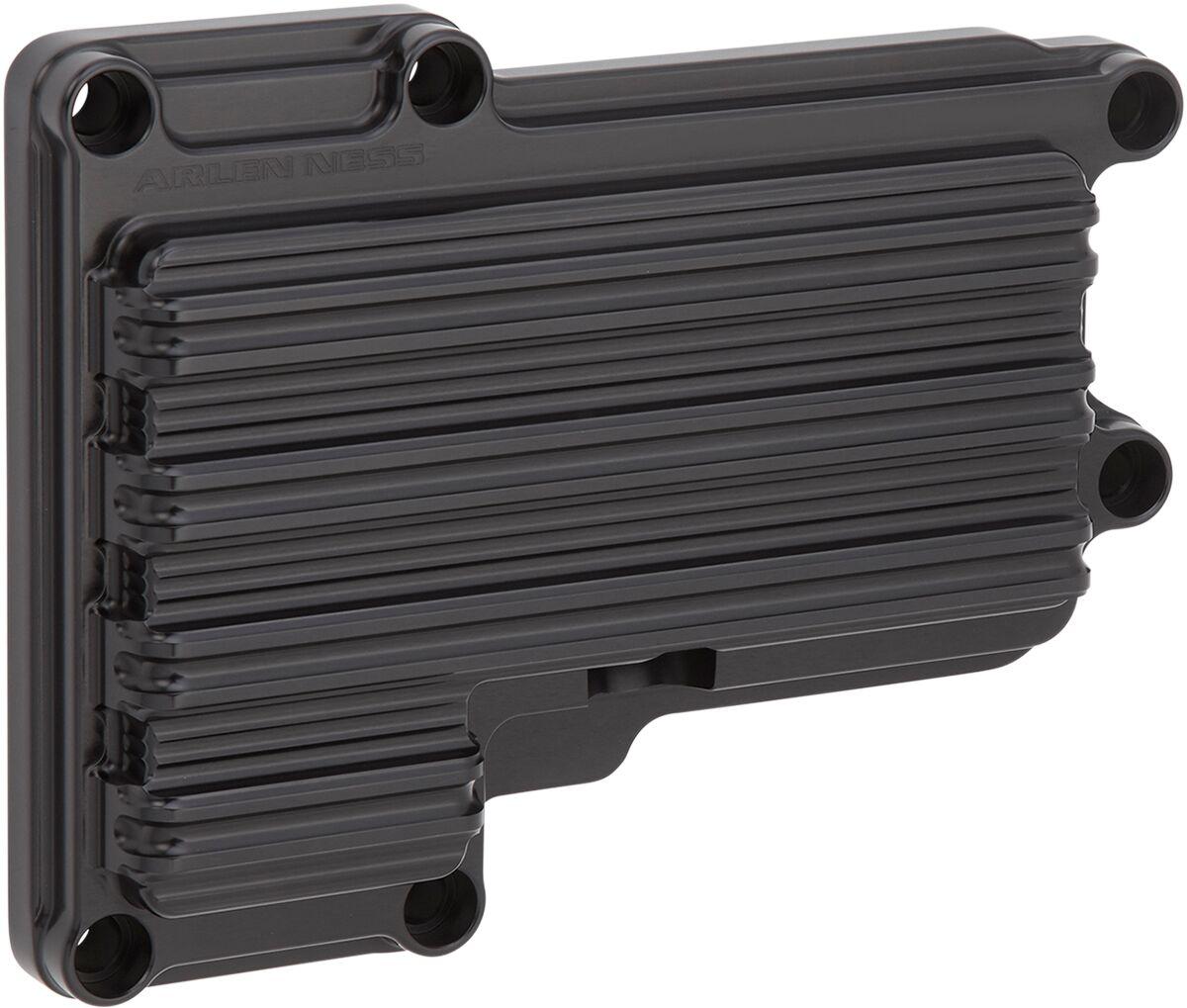 03-854 - Arlen Ness 10-Gauge Transmission Side Cover For Harley Davidson FLD 1690 2012-2013 - Black Anodized
