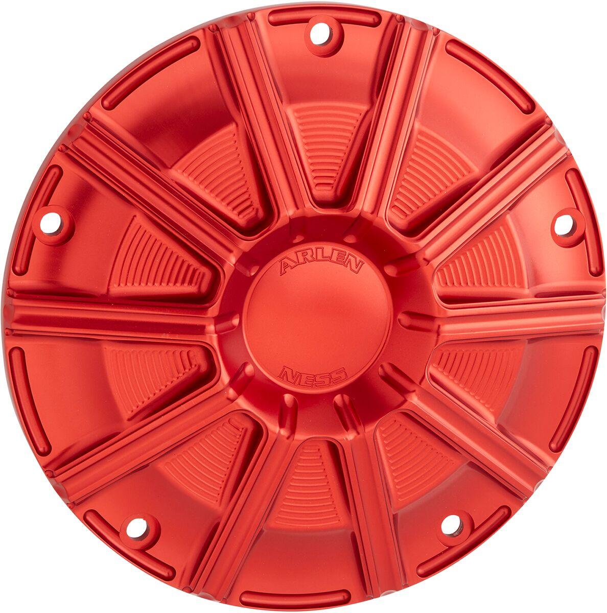 700-006 - Arlen Ness 10-Gauge Derby Cover For Harley Davidson FLH 1868 2021 - Red
