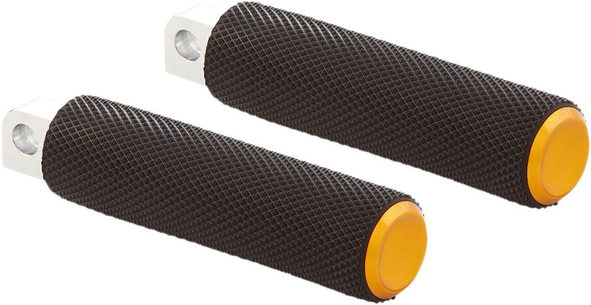 07-953 - Arlen Ness M-Eight Fusion Footpegss For Harley Davidson FLDE 1750 2018-2020 - Black/Gold
