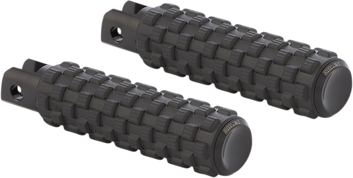 07-966 - Arlen Ness M-Eight Fusion Footpegss For Harley Davidson FLDE 1750 2018-2020 - Black