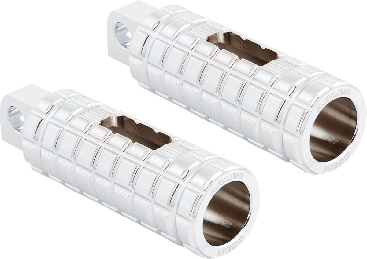 400-074 - Arlen Ness SpeedLiner Footpegss For Harley Davidson FLD 1690 2012-2013 - Chrome