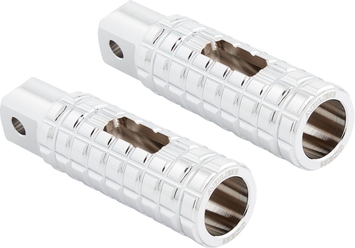 400-039 - Arlen Ness SpeedLiner Footpegss For Harley Davidson FLDE 1750 2018-2020 - Chrome
