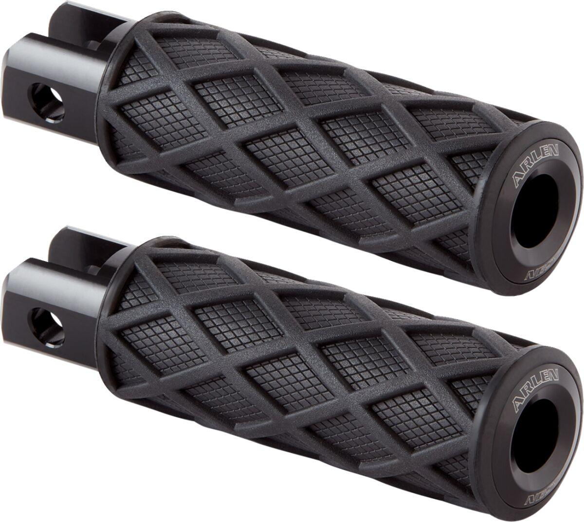400-051 - Arlen Ness Diamond Rider Foot Pegs For Harley Davidson FLSB 1750 2018-2024 - Black