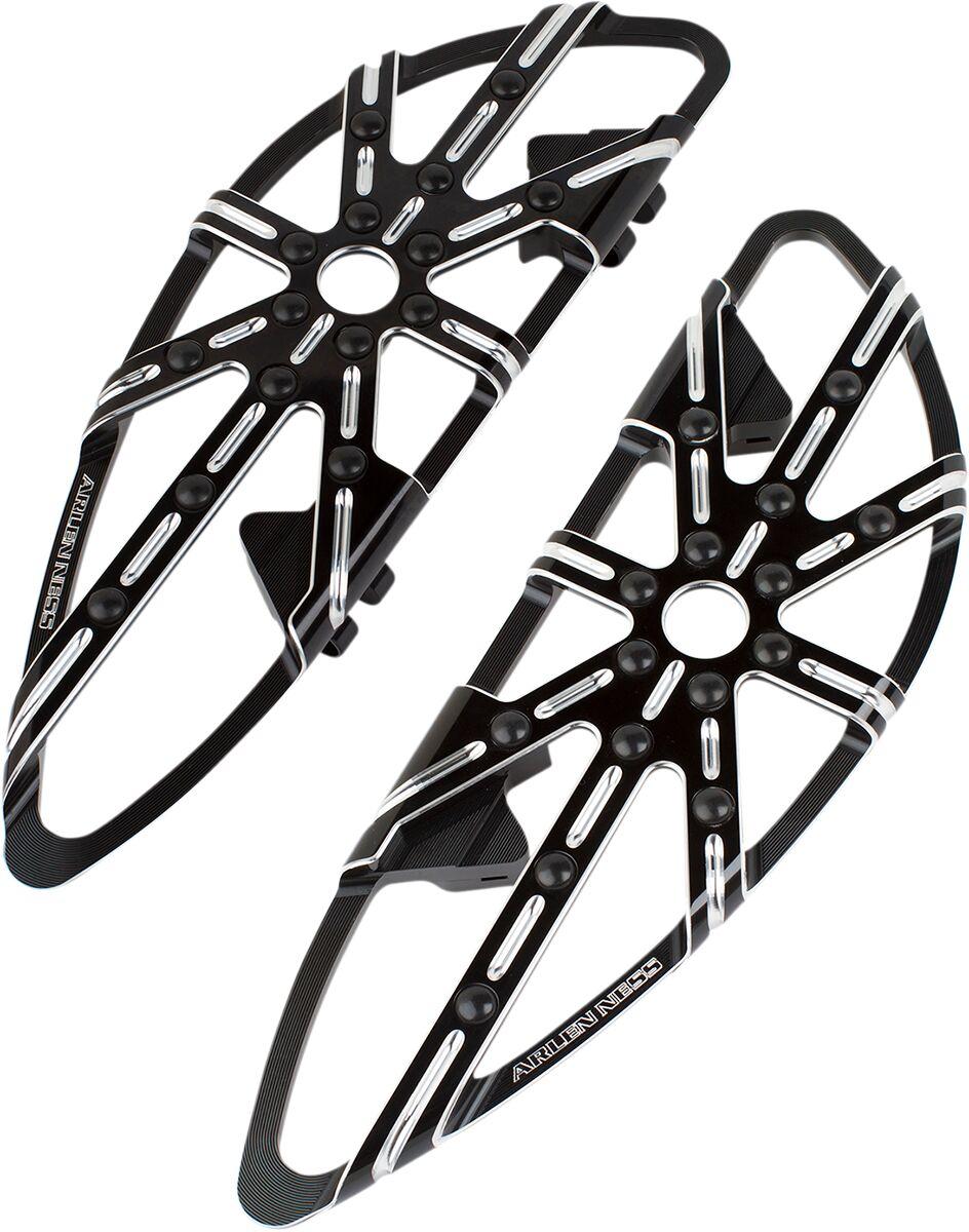 410-005 - Arlen Ness Adjustable Driver Floorboards For Harley Davidson FLDE 1750 2018-2020 - Black