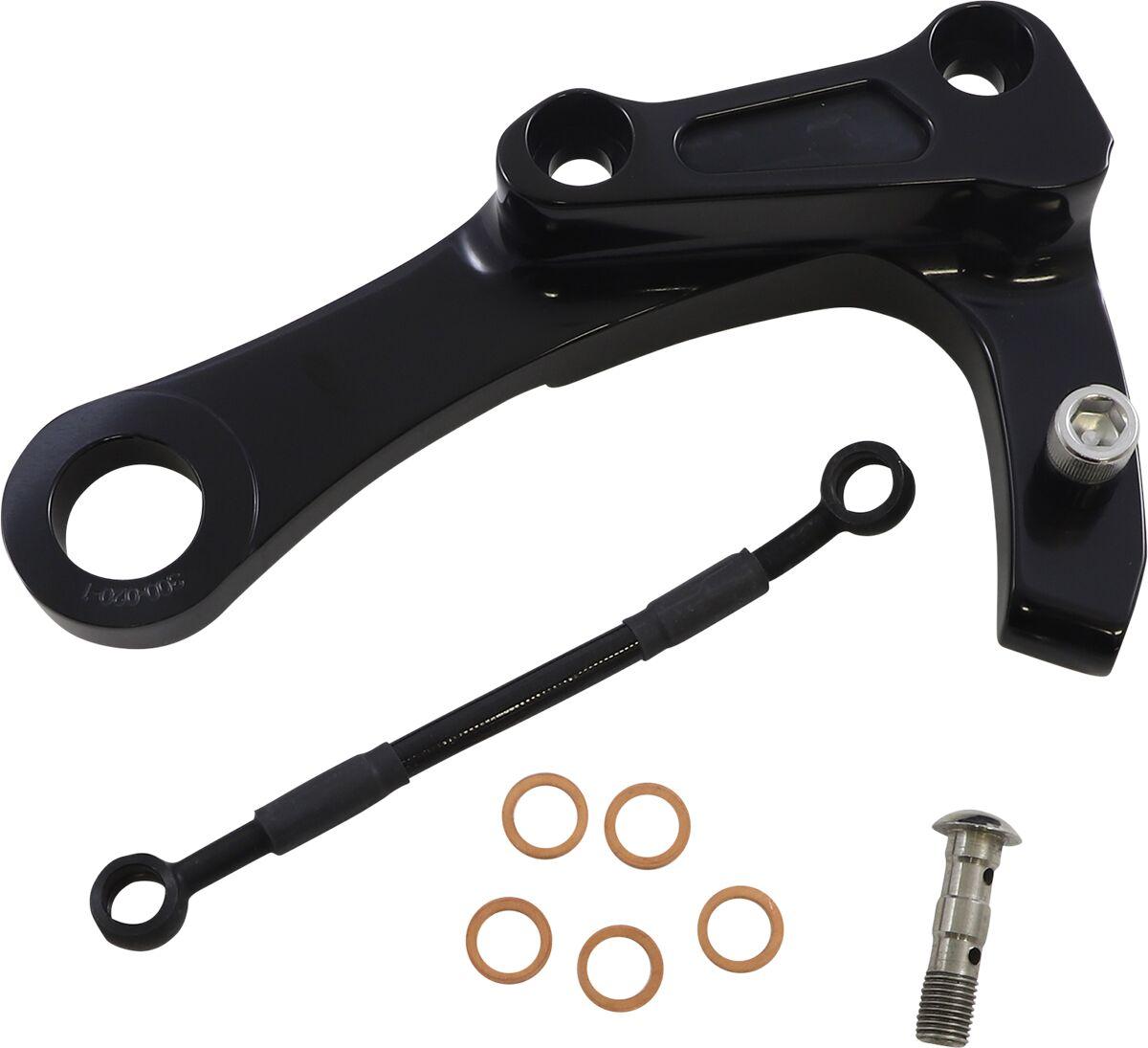 300-020 - Arlen Ness Caliper Bracket For Harley Davidson FLDE 1750 2018-2020 Rear - Black