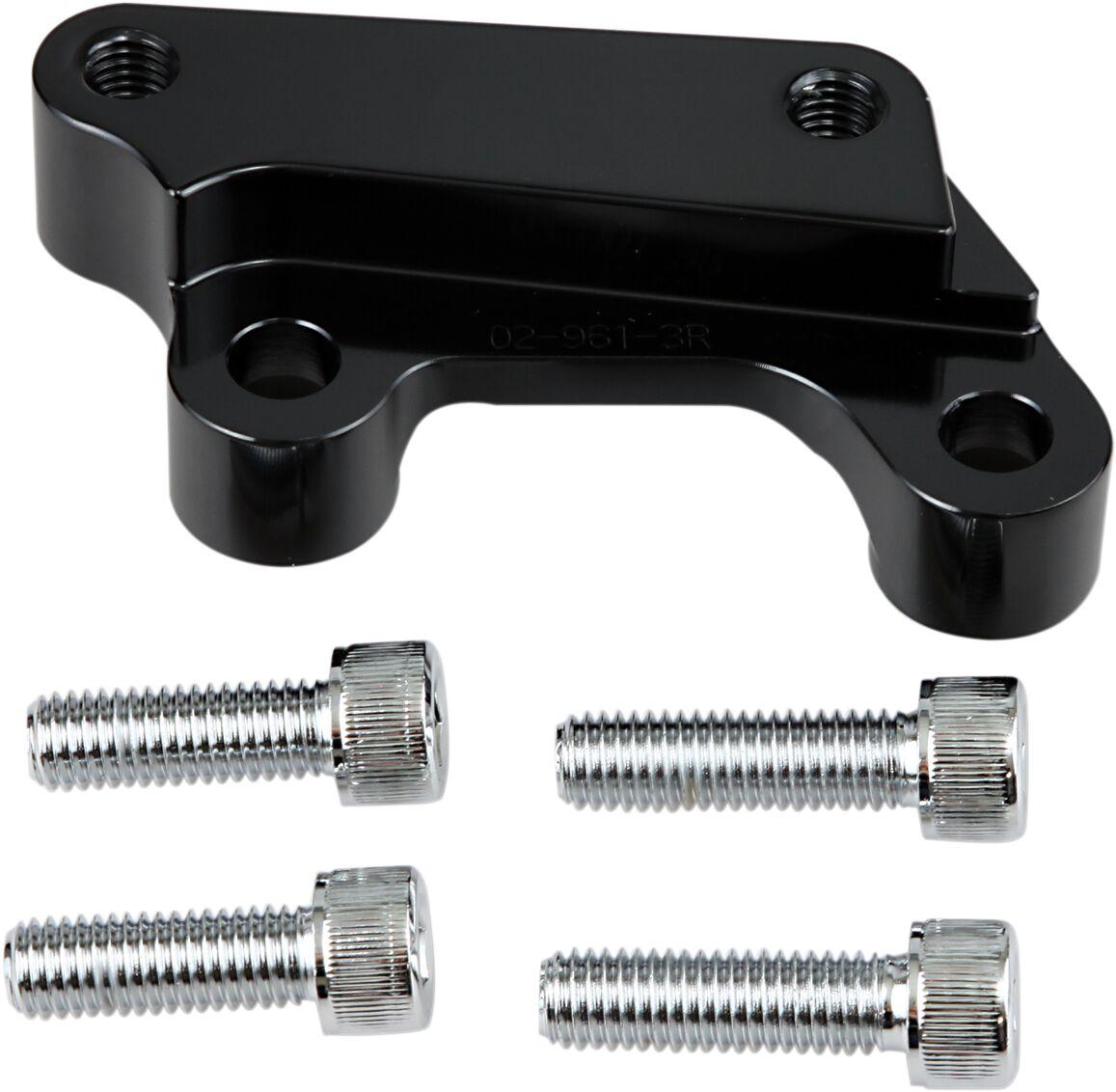 02-977 - Arlen Ness 14" Brake Caliper Adapter Kit For Harley Davidson FLHRXS 1868 2023 Right - Black