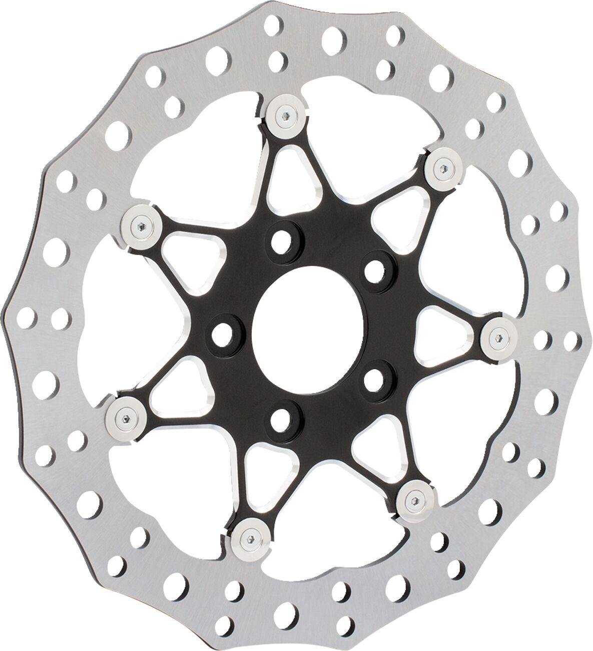 33-10101-202 - Arlen Ness Two-Piece Floating Brake Disc For Harley Davidson FLD 1690 2012-2013 - Front