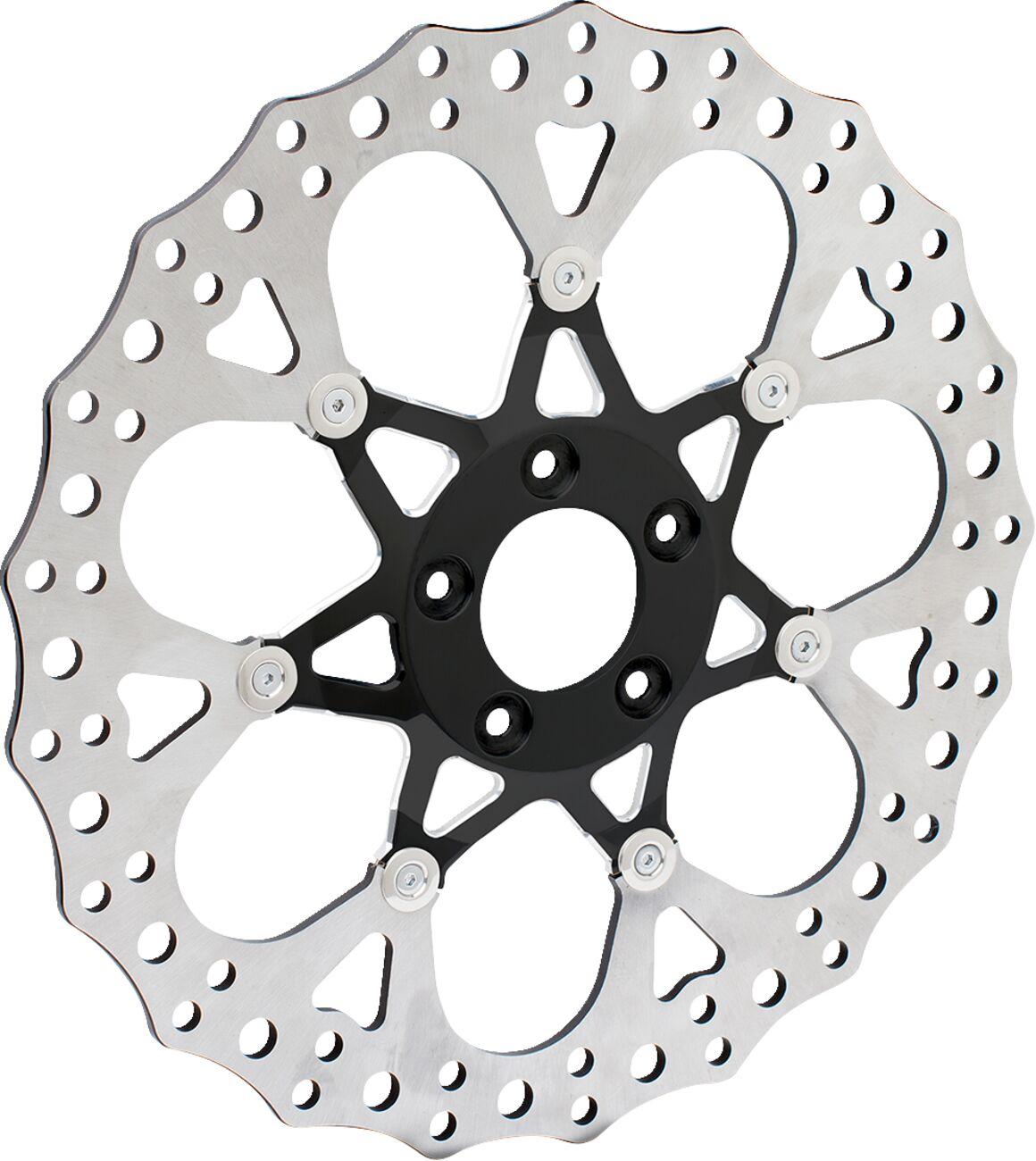33-10101-203 - Arlen Ness Two-Piece Floating Brake Disc For Harley Davidson FLHR 1584 2008 - Front