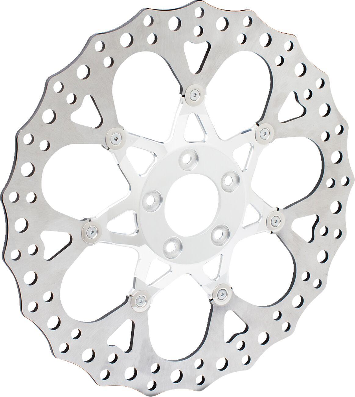 33-10102-203 - Arlen Ness Two-Piece Floating Brake Disc For Harley Davidson FLHR 1584 2008 - Front