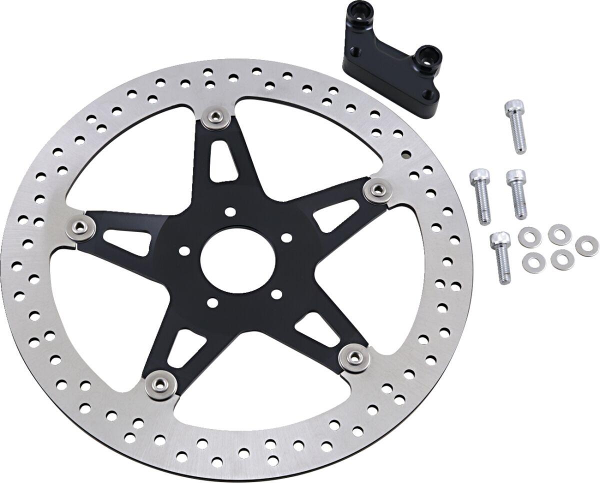 02-910 - Arlen Ness Big Brake Floating Brake Disc Kit For Harley Davidson FLHR 1584 2008 - Front Left