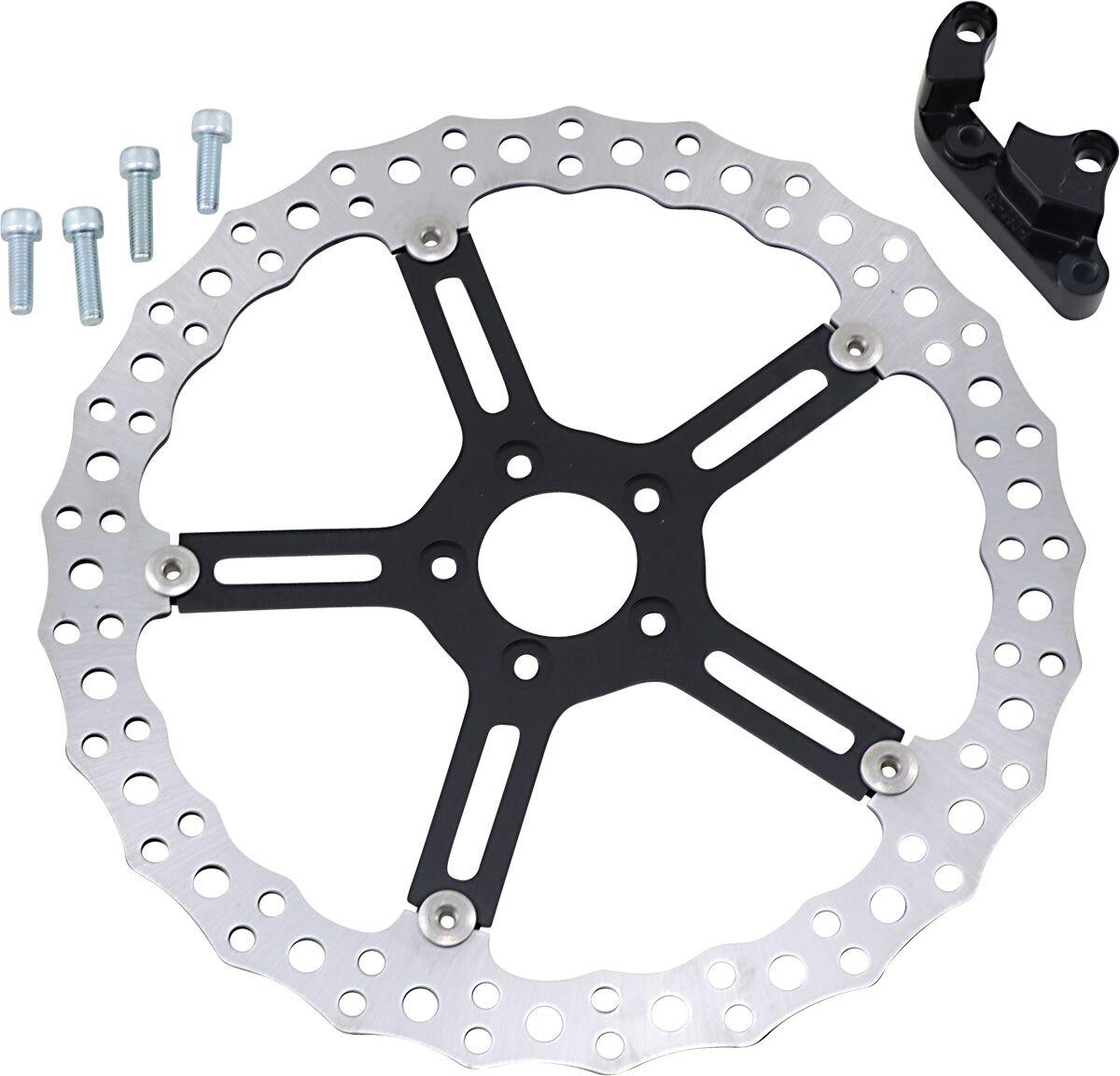 02-996 - Arlen Ness Big Brake Jagged Floating Brake Disc Kit For Harley Davidson FXBB 1750 2018-2020 - Front
