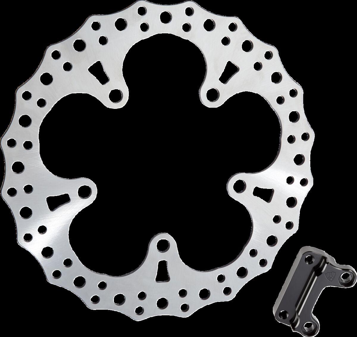 300-012 - Arlen Ness Jagged Floating Brake Disc For Harley Davidson FLHRXS 1868 2024 - Front