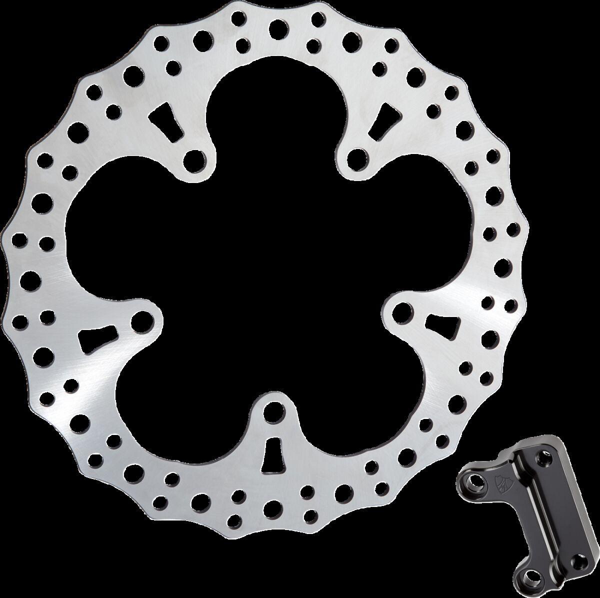 300-013 - Arlen Ness Jagged Floating Brake Disc For Harley Davidson FLHRXS 1868 2024 - Front