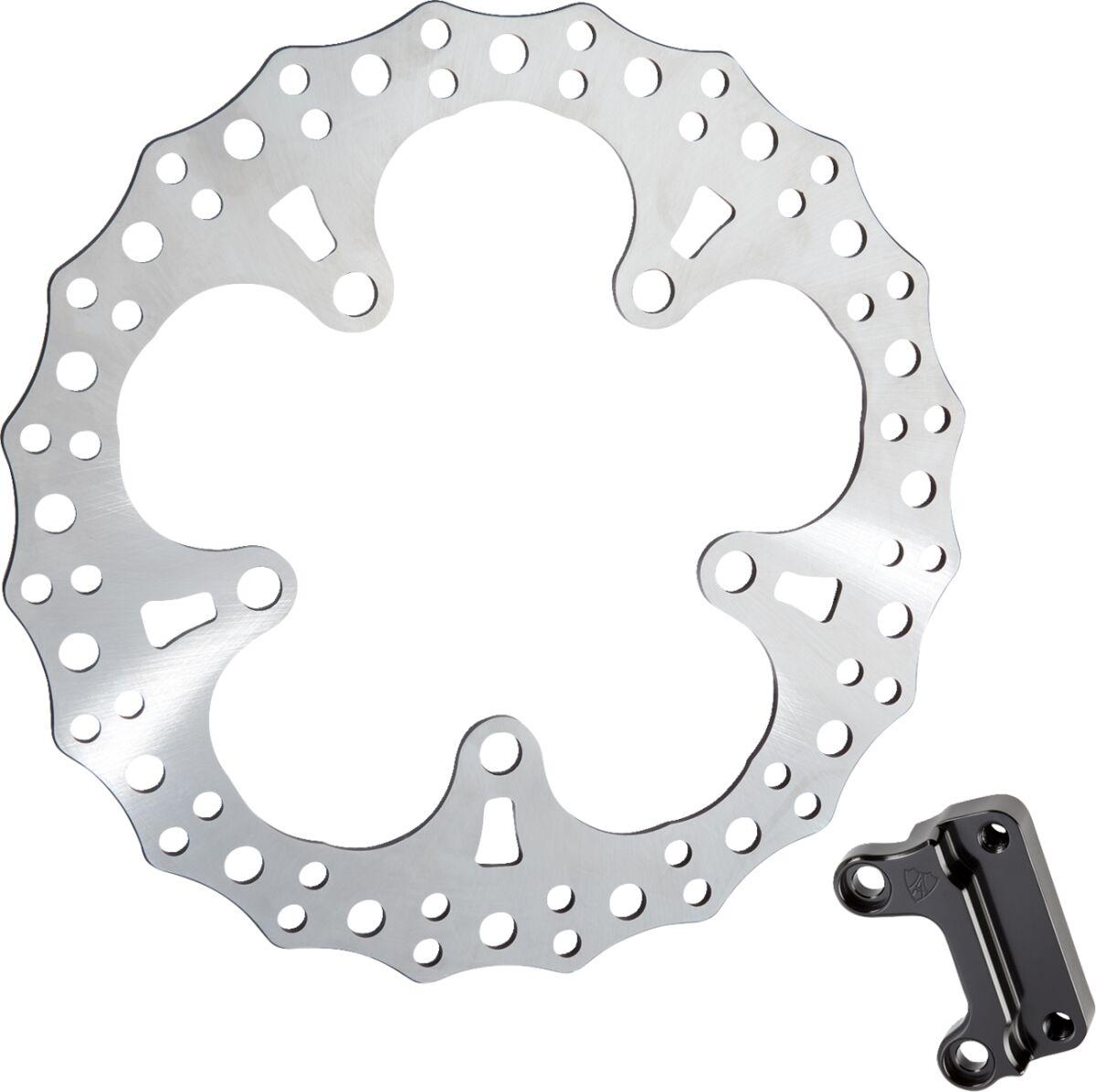 300-013 - Arlen Ness Jagged Floating Brake Disc For Harley Davidson FLHRXS 1868 2024 - Front