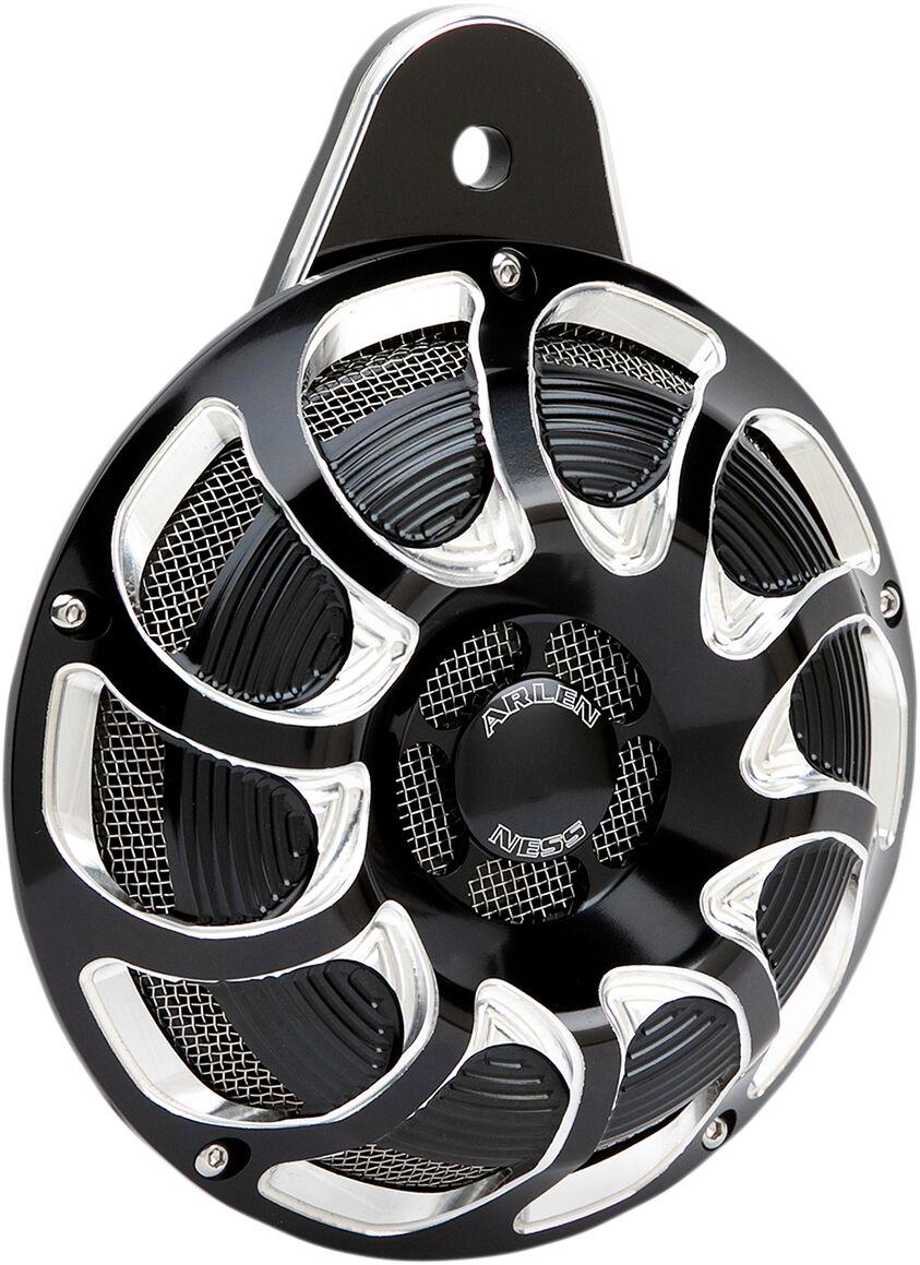 70-252 - Arlen Ness Billet Horn For Harley Davidson FLD 1690 2012-2013 - Black/Chrome