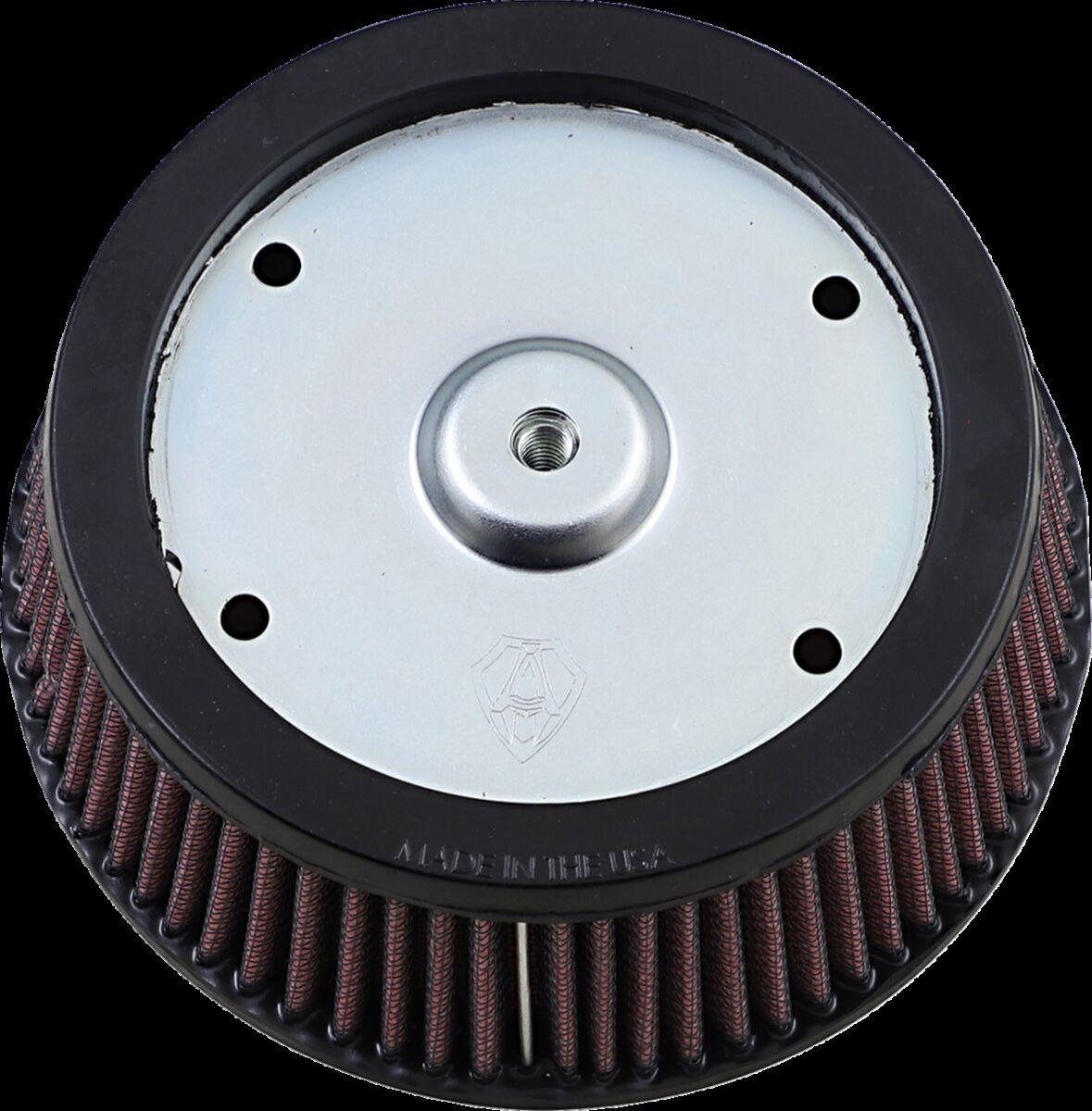 18-097 - Arlen Ness Replacement Big Sucker Stage 1 Air Filter For Harley Davidson FLHRCI 1450 EFI 1999-2001 - Black/Red