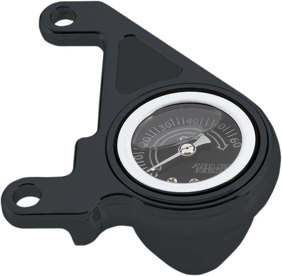 15-675 - Arlen Ness Oil Pressure Gauge Kit For Harley Davidson FLD 1690 2012-2013 - Black