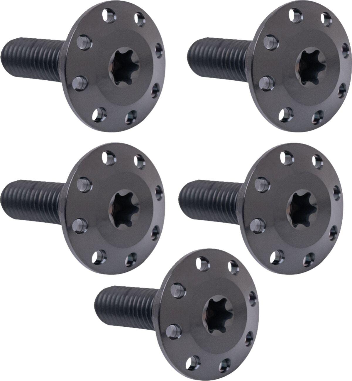 300-907 - Arlen Ness Holeshot Floating Brake Disc Bolt Kit For Indian 101 Scout 1250 2024 Front - Black