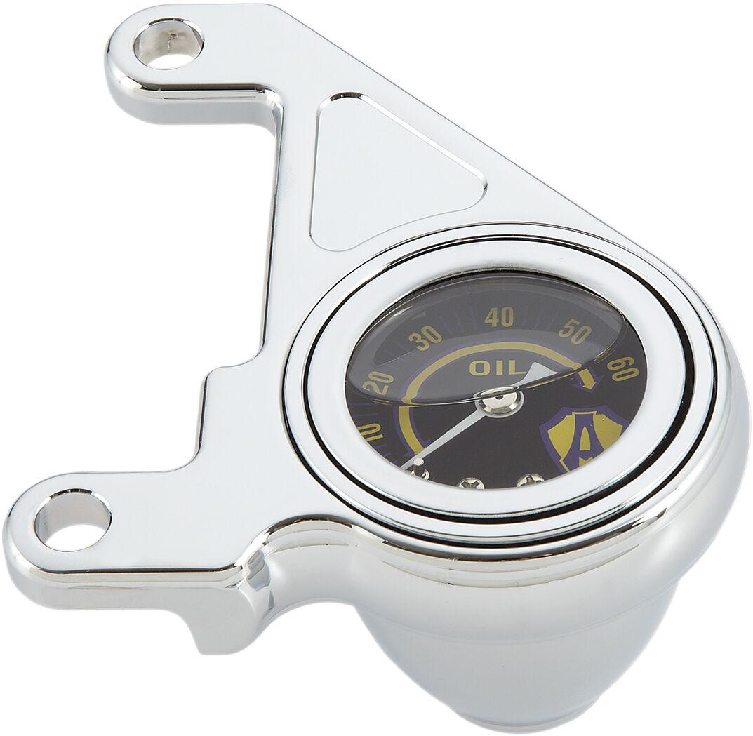 15-658 - Arlen Ness Oil Pressure Gauge Kit For Harley Davidson FLD 1690 2012-2013 - Silver