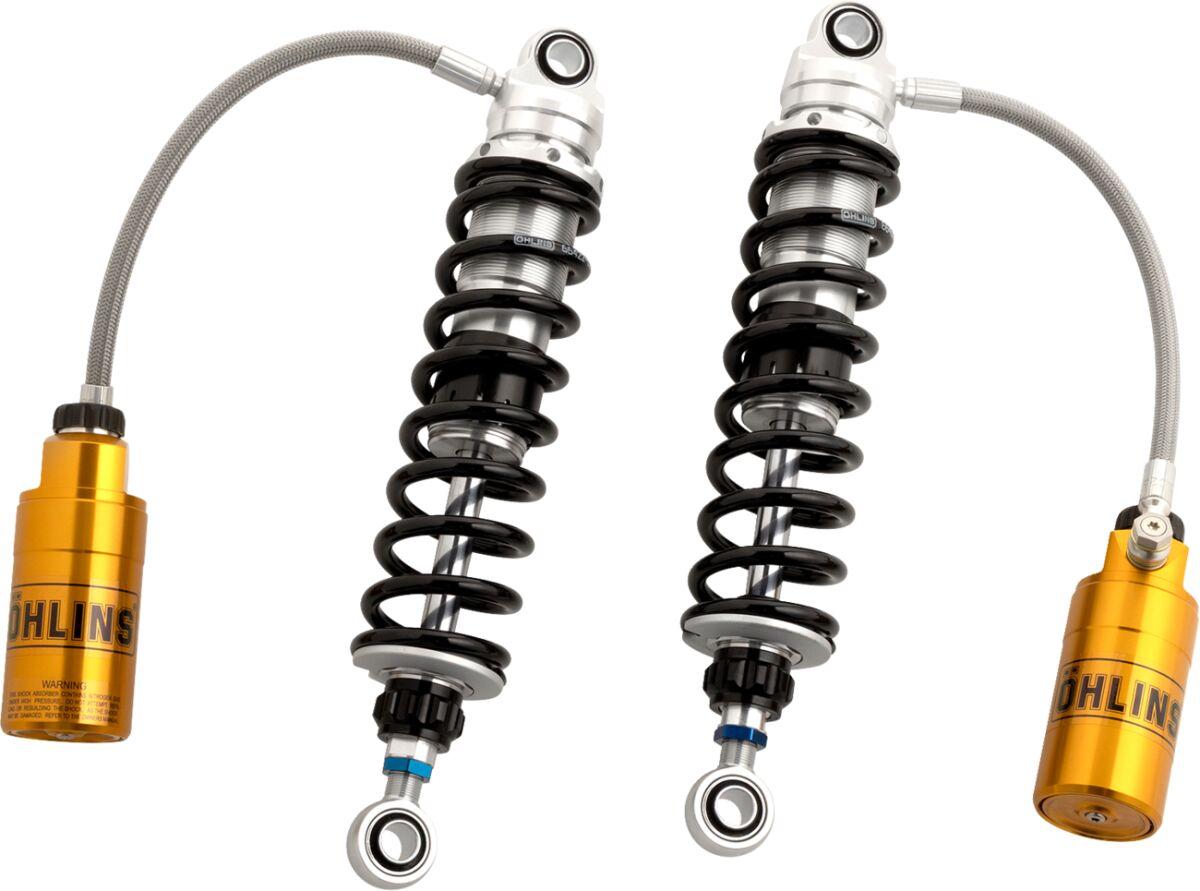 HD 357 - Ohlins STX Shocks - Harley Davidson FLTRX1690 Road Glide Custom 2011-2013 - Black
