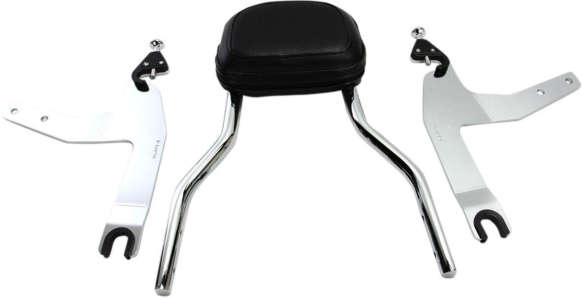 602-2002 - Cobra Detachable Backrest Kit For Harley Davidson FXSTB 1584 2007-2009 - Chrome